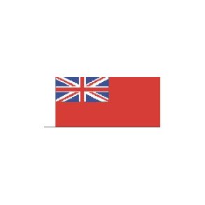 Storbritanien flag Red Ensign, strrelse C - 38 mm