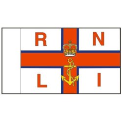 RNLI Flag, Periode: Nu. Strrelse G - 125 mm