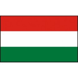 Ungarsk flag, strrelse AAA - 10 mm
