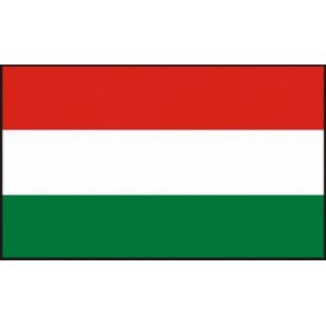 Ungarsk flag, strrelse AAA - 10 mm