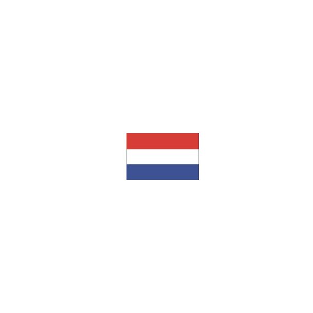 Hollandsk flag, st&oslash;rrelse C - 38 mm