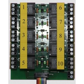 AKL-10-R Tilslutningsklemme med relæer, 6 volt