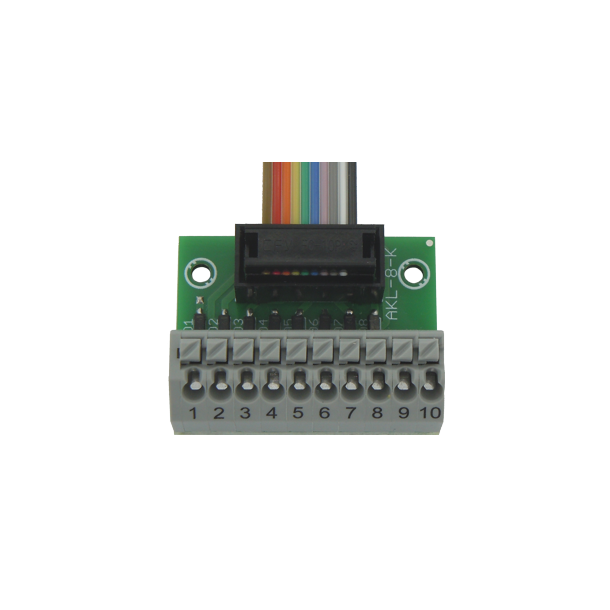 Tilslutningsklemme til 8 udgange - Konstant strm