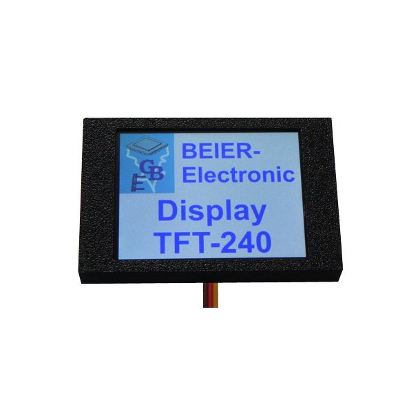 TFT display 49 x 37 mm (2,40 tommer)