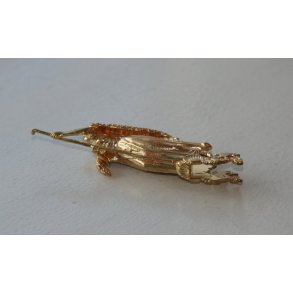 Galionsfigur i messing til Fregatten Jylland