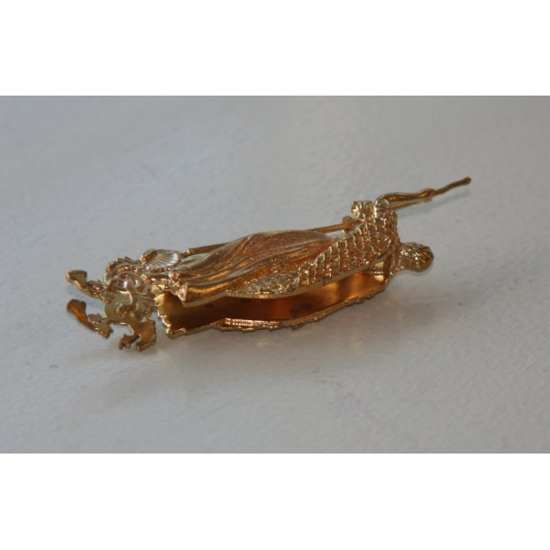 Galionsfigur i messing til Fregatten Jylland