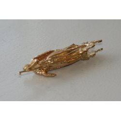 Galionsfigur i messing til Fregatten Jylland