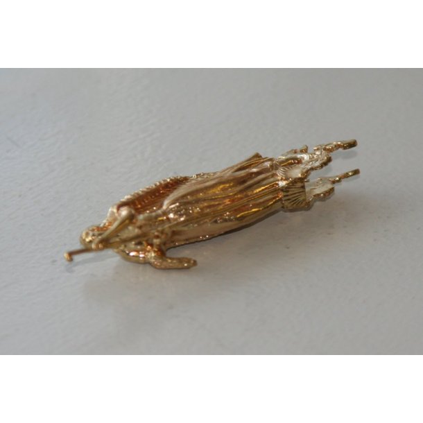 Galionsfigur i messing til Fregatten Jylland