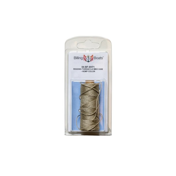 Rigningstr�d �0,50 mm x 50 meter - HEMP