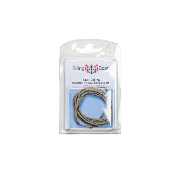 Rigningstr�d �2,00 mm x 1 meter - HEMP