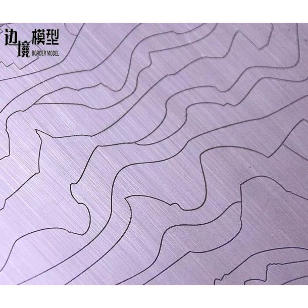 Skabelon i rustfrit stl til moderne camouflage