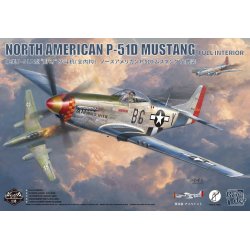 North American P-51D Mustang (fabriksmalet), skala 1/35