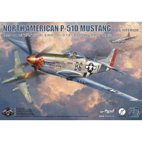 North American P-51D Mustang (fabriksmalet), skala 1/35