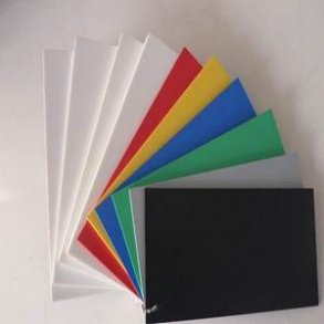 Styrenplade, hvid, 195 x 305 mm