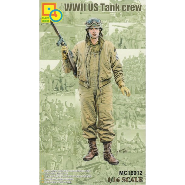 WWII US Tank Crew, skala 1/16