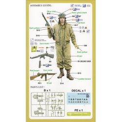 WWII US Tank Crew, skala 1/16