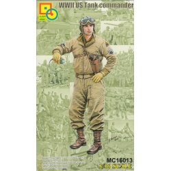 WWII US Tank Commander, skala 1/16