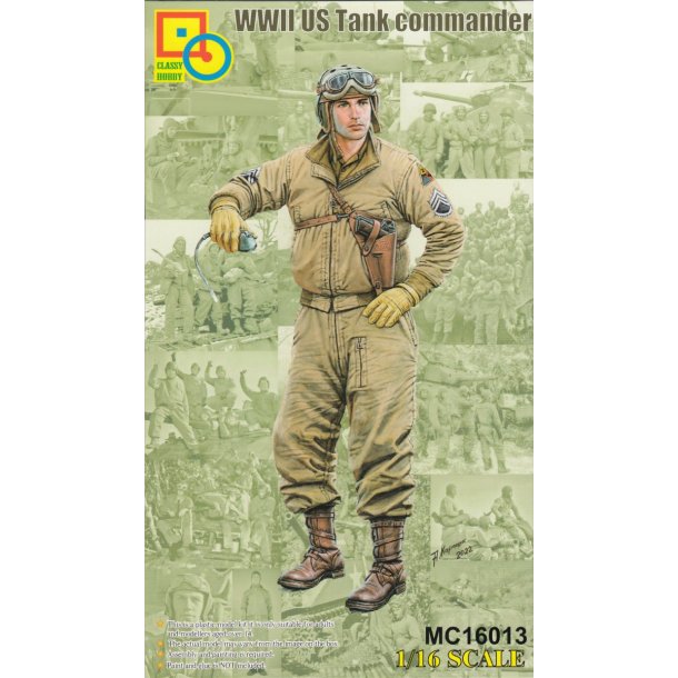 WWII US Tank Commander, skala 1/16