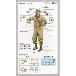 WWII US Tank Commander, skala 1/16