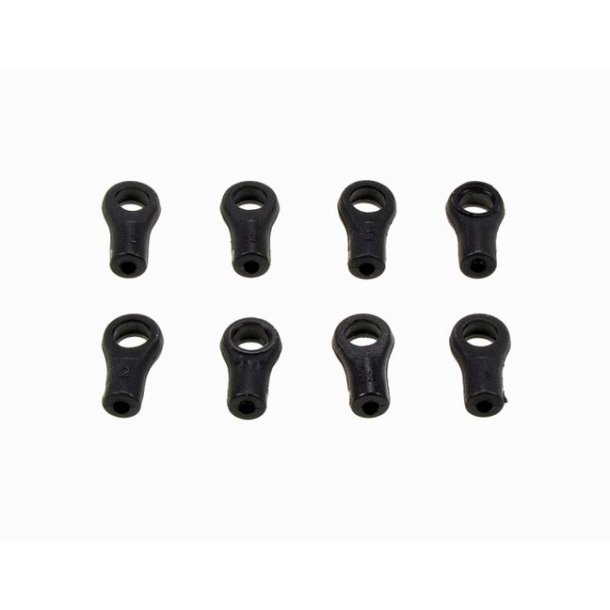 Kugle-ender korte, 8 stk.