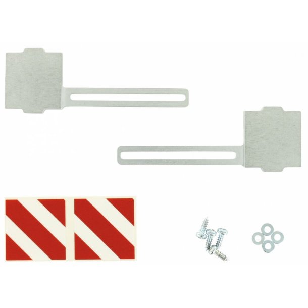 Advarselsskilte i aluminium med decals