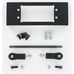 Servoholder med fittings til styrebar aksel til blokvogn