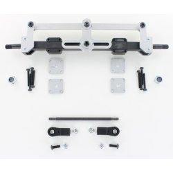 Styrebar aksel til blokvogn med svanehals