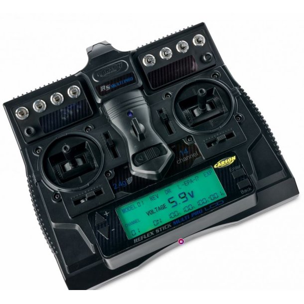 Reflex Stick MULTI PRO LCD 14-kanal radioanlg 2,4 GHz