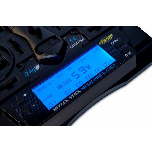 Reflex Stick MULTI PRO LCD 14-kanal radioanlg 2,4 GHz