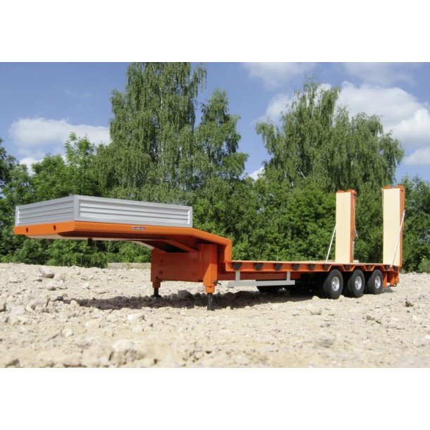 3-akslet Goldhofer Low Load trailer til Tamiya lastbiler