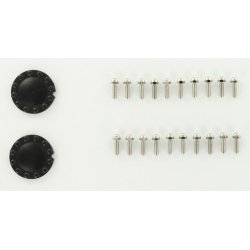 Aluminiumsflge med runde huller, til brede dk (foraksel), 2 stk.