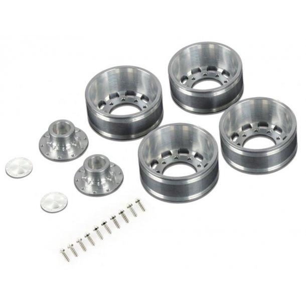 Aluminiumsflge med lange huller, til trkaksel (bagaksel), 2 stk.