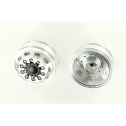 Aluminiumsflge med lange huller, til alm. dk (foraksel med trk), 2 stk.