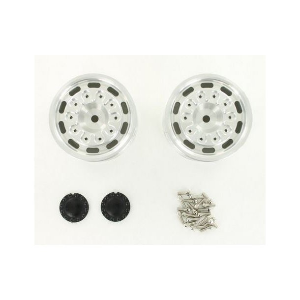 Aluminiumsflge med lange huller, til brede dk (foraksel med trk), 2 stk.