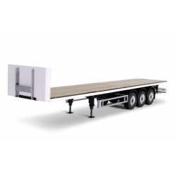 3-akslet flatbed trailer (v3)