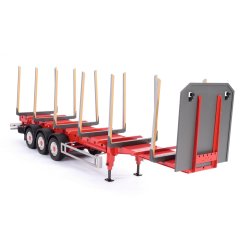 3-akslet tmmer-trailer til Tamiya lastbiler