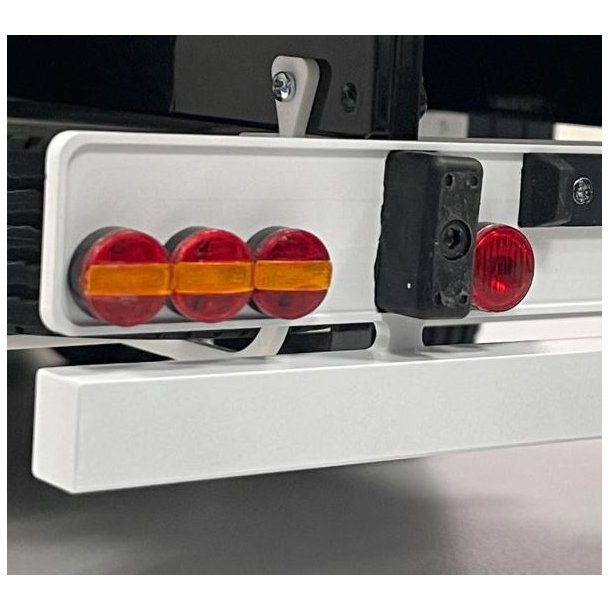 3-kammer baglygter med lys, 2 stk.