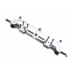 Styrebar aksel til blokvogn med svanehals