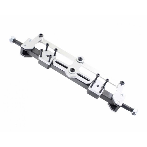 Styrebar aksel til blokvogn med svanehals