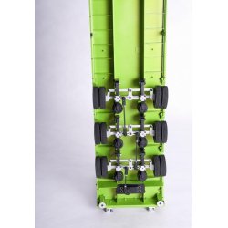 Servoholder med fittings til styrebar aksel til blokvogn