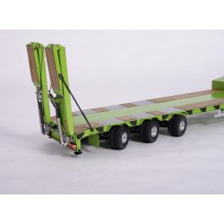 Servoholder med fittings til styrebar aksel til blokvogn