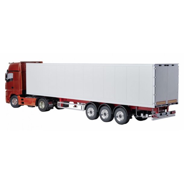 3-akslet boks-trailer v3, hvid
