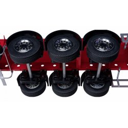 3-akslet boks-trailer v3, hvid