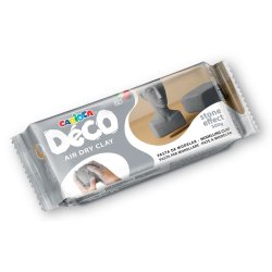 Deco luftt�rret ler 500g, farve: beton