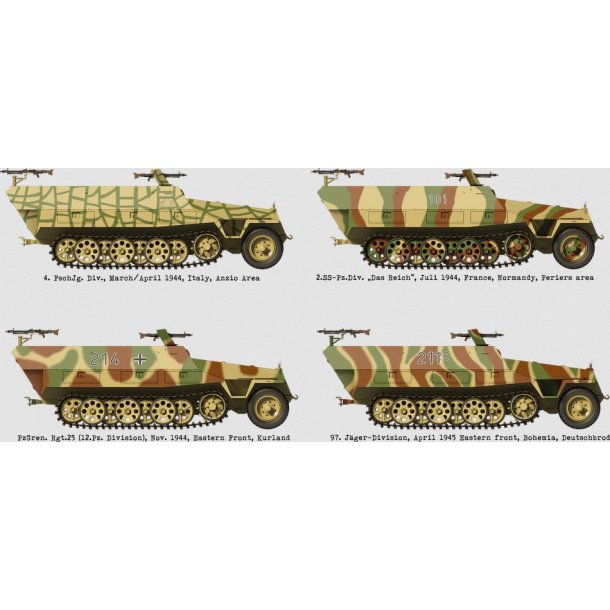 Sd. Kfz. 251/1 Ausf.D, skala 1/16