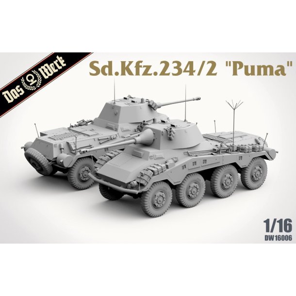 Sd.Kfz. 234/2 Puma, skala 1/16