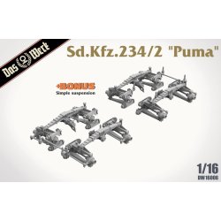 Sd.Kfz. 234/2 Puma, skala 1/16
