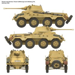 Sd.Kfz. 234/2 Puma, skala 1/16