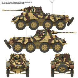 Sd.Kfz. 234/2 Puma, skala 1/16