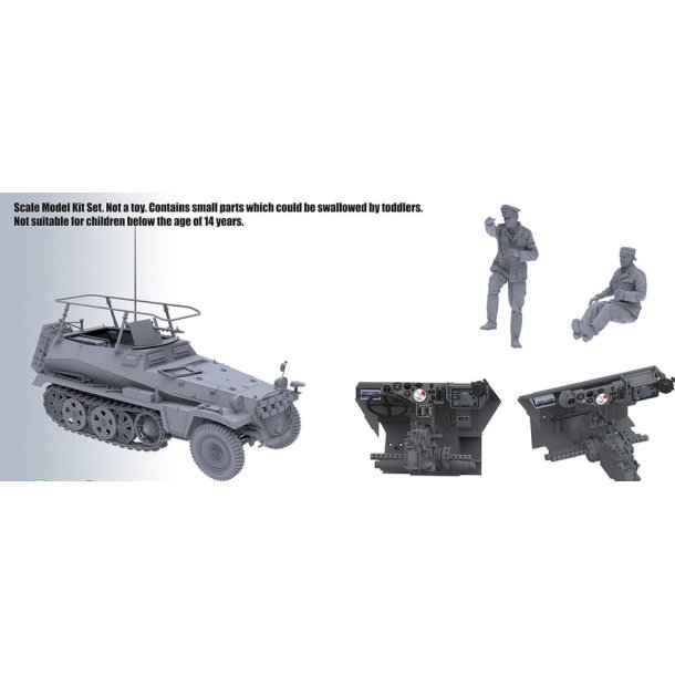 Sd.Kfz. 250/3 Ausf. A, skala 1/16